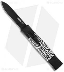 Italian Blade Shop -Italian Blade Shop akc mini concord zebra flat cm